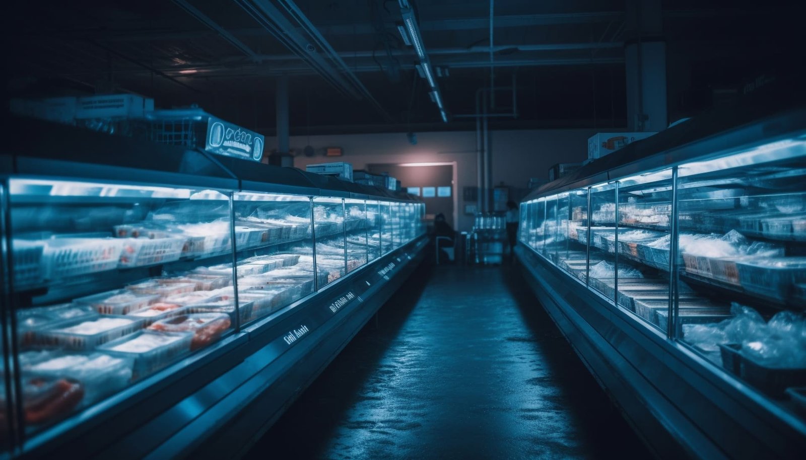 Cuarto de congelación industrial